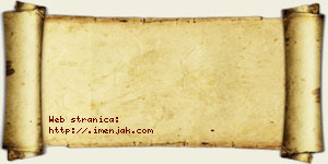 Kristina Belodedić vizit kartica